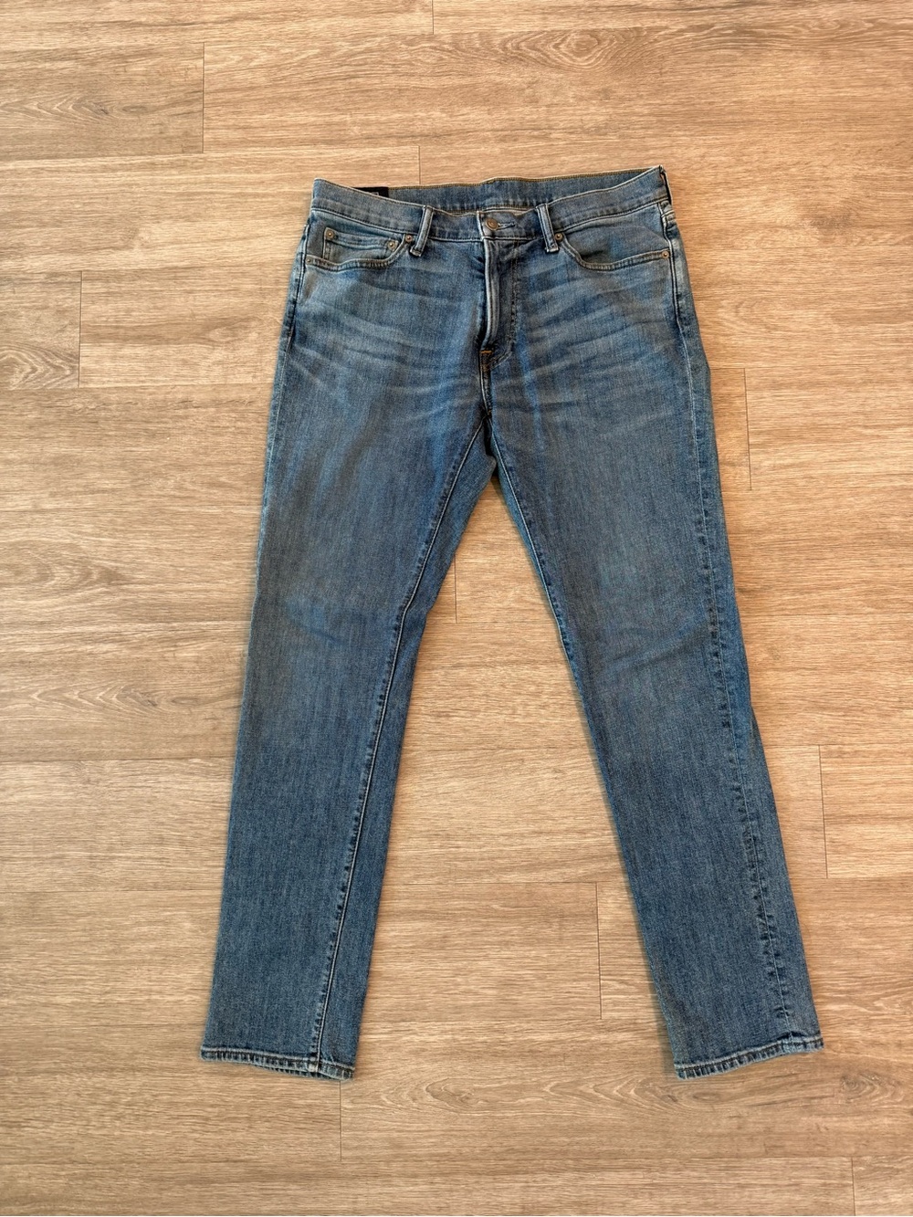 Abercrombie & Fitch Langdon Slim Stretch Medium Wash Jeans, Men’s 32 x 32